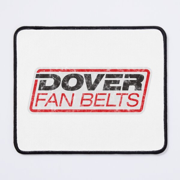Item preview, Dover Fan Belts (New Design - White - Worn) designed and sold by Justin Ellis.