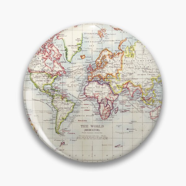 Item preview, Map Of The World Colored designed and sold by antevasinart.