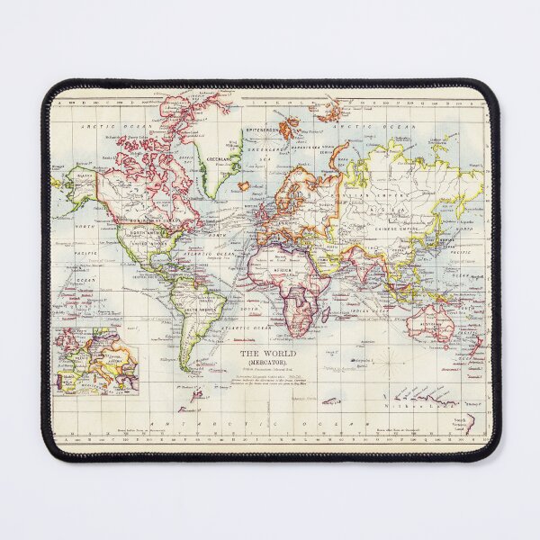 Item preview, Map Of The World Colored designed and sold by antevasinart.