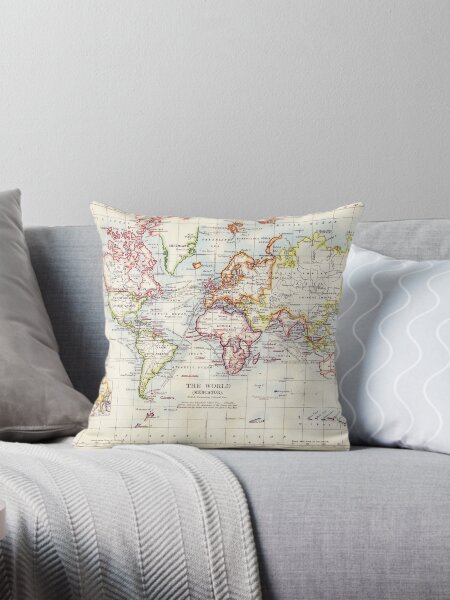 Item preview, Map Of The World Colored designed and sold by antevasinart.