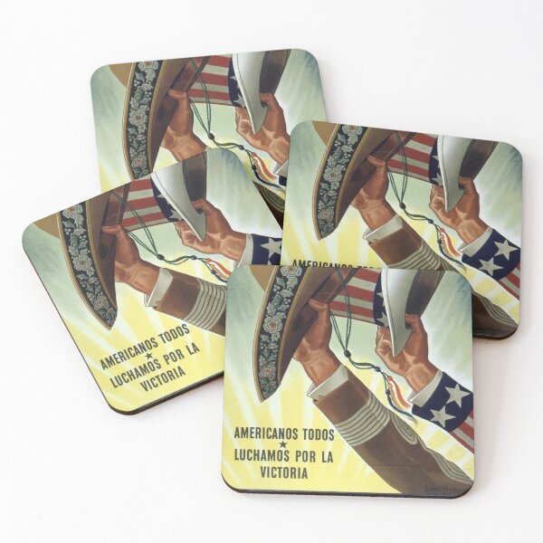 Item preview, Americans All - Let's Fight for Victory (Americanos Todos Luchamos por la Victoria) designed and sold by Shalone Cason.