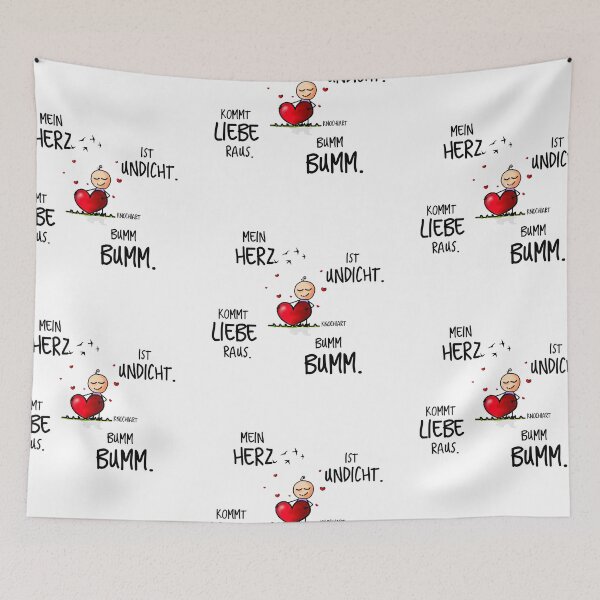 Item preview, My heart is leaking. Come out of love. designed and sold by KnochiART.