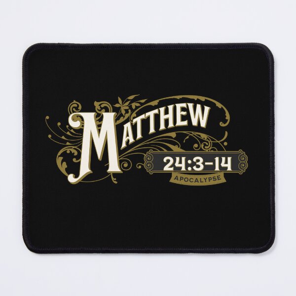 Item preview, Bible Verse Matthew 24:3-14 Apocalypse Jesus designed and sold by CattlettArt.