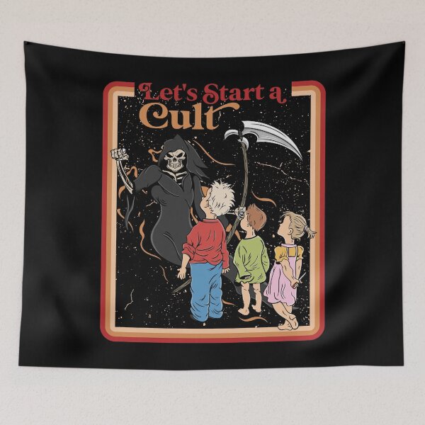 Item preview, Let's Start a Cult Weird Ironic Savage Throwback designed and sold by Fabvity.