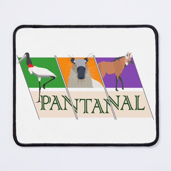 Item preview, Pantanal fauna - Tuiuiú - Capybara - Maned Wolf designed and sold by Groenendijk.