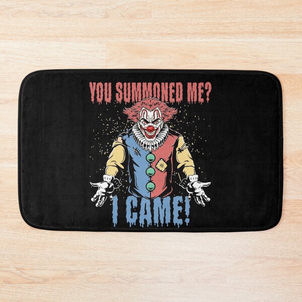 Item preview, Did You Summon Me? I Came Scary Retro Clown Horror designed and sold by Fabvity.