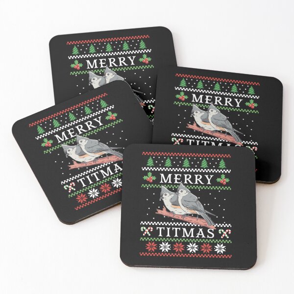 Item preview, BIRD WATCHING MERRY TITMAS FUNNY TUFTED TITMOUSE GIFT designed and sold by sobriowslen.
