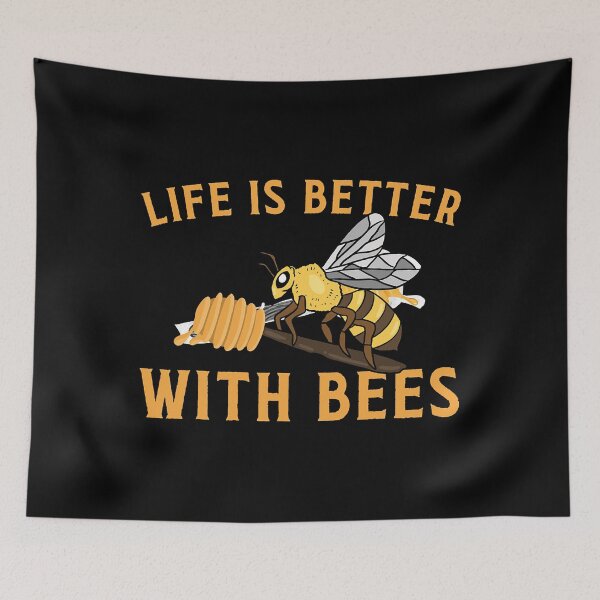 Item preview, Life Is Better With Bees Funny Beekeeper designed and sold by ujgbnx.