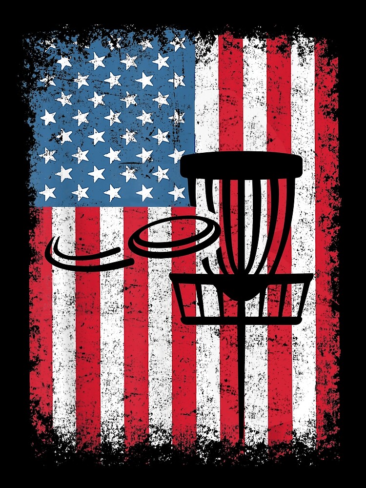 “American Flag Disc Golf USA Flag” Poster for Sale by MallieWelch