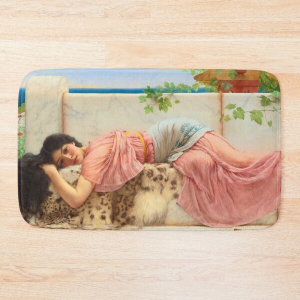 Item preview, When the heart is young, jw godward  "Girl with a beautiful transparent Summer pink Dress" John William Godward designed and sold by TeeARTHY.