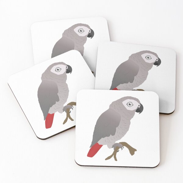 Item preview,  Cute African grey parrot vector designed and sold by Bwiselizzy.
