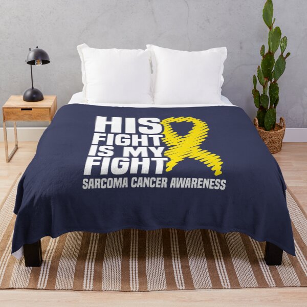 Item preview, His Fight Is My Fight Bone Cancer Sarcoma Cancer Awareness designed and sold by TinAnhFG.