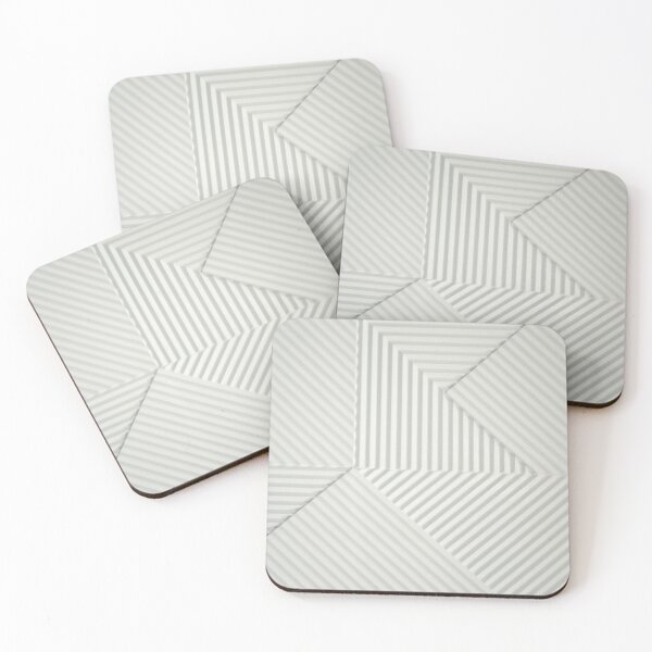Item preview, PATTERN DESIGN STUDY #90 - White Diagonals of Grooves on Tiles designed and sold by DEL-Productions.