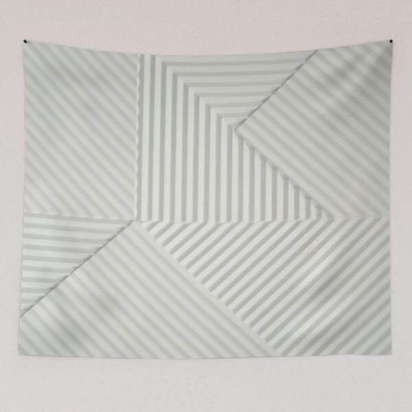 Item preview, PATTERN DESIGN STUDY #90 - White Diagonals of Grooves on Tiles designed and sold by DEL-Productions.