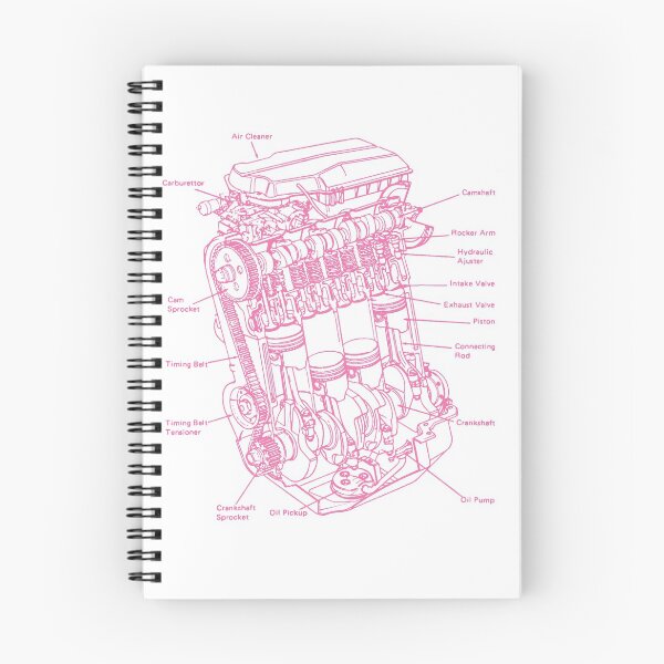 Item preview, PINK ENGINE BLUE PRINT FOR WOMAN designed and sold by johnnyssandart.