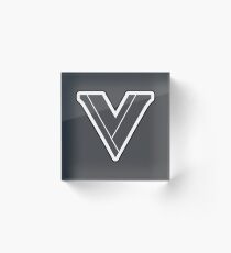 Street Fighter V Logo Acrylic Block