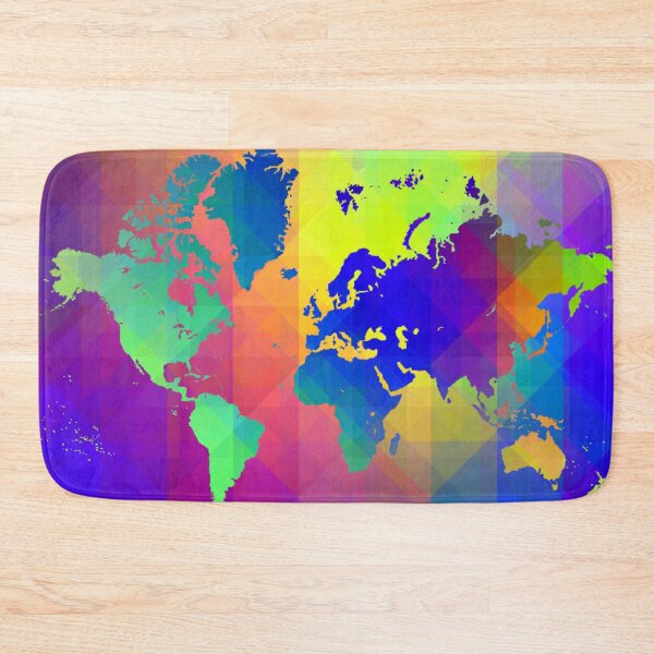 Item preview, Map Of The World Colored designed and sold by antevasinart.