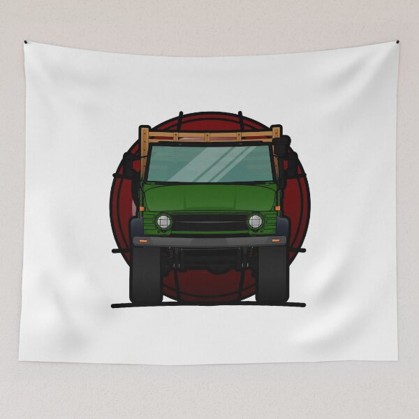 Item preview, Front Green 4x4 Truck designed and sold by mapurito.
