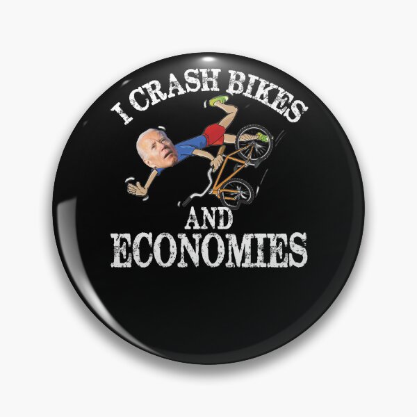 Item preview, I Crash Bikes and Economies Joe Biden Falling off bike designed and sold by adolfonewell04.