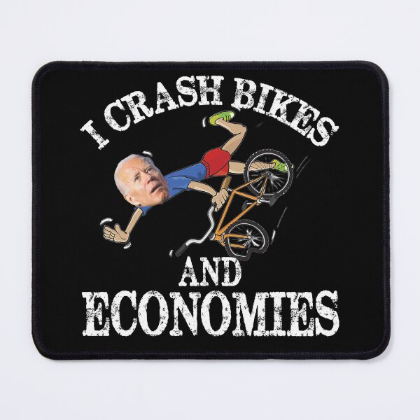 Item preview, I Crash Bikes and Economies Joe Biden Falling off bike designed and sold by adolfonewell04.