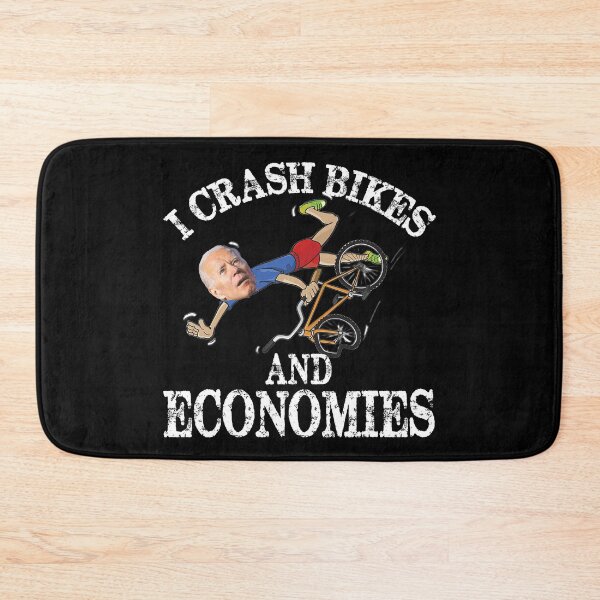 Item preview, I Crash Bikes and Economies Joe Biden Falling off bike designed and sold by adolfonewell04.
