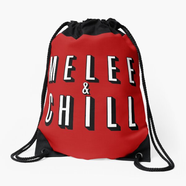 Melee & Chill Drawstring Bag