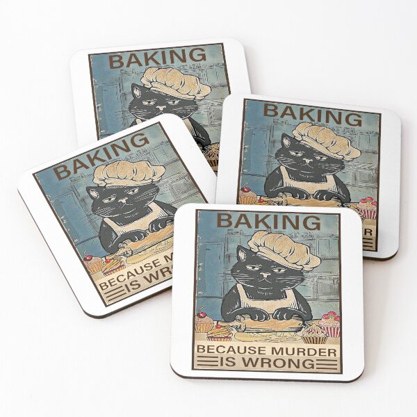 Item preview, Baking Because Murder Is Wrong designed and sold by JakeGoodwin.
