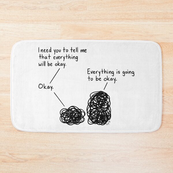 Item preview, "Everything is Going to be Okay" (scribbles) designed and sold by misslovelymess.
