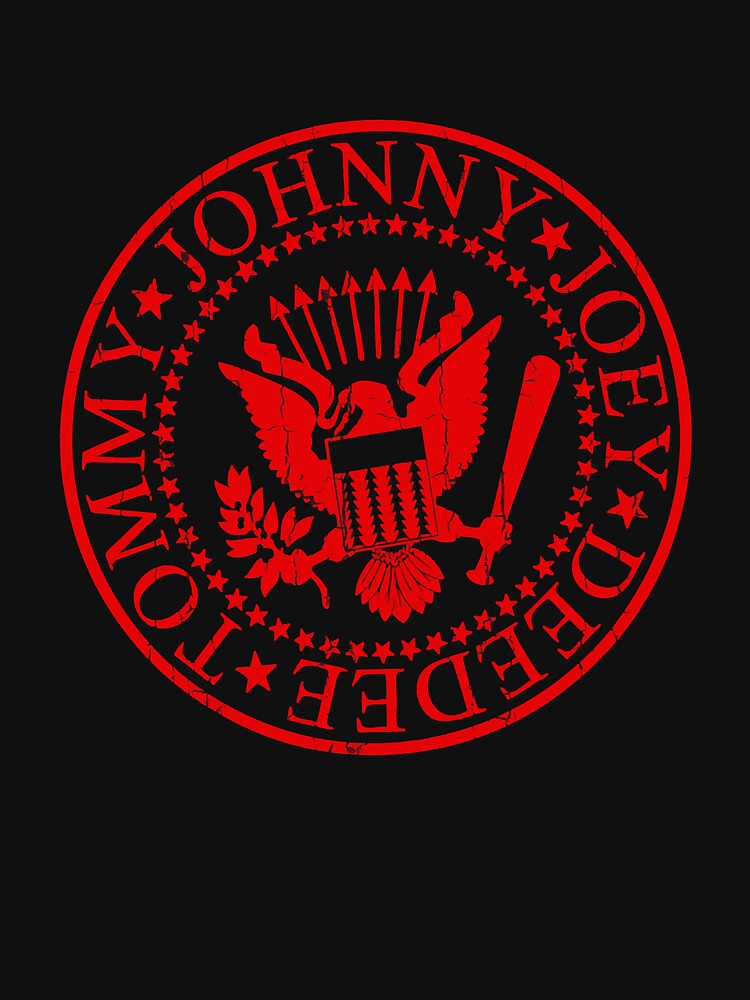 Ramones Logo red, Ramones band, rock