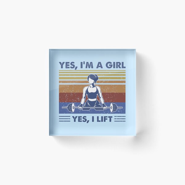 Item preview, Yes Im A Girl Yes I Lift Vintage Weight Lifting Girl, 98, Old Fashioned For, Trending designed and sold by GPFFODIO.