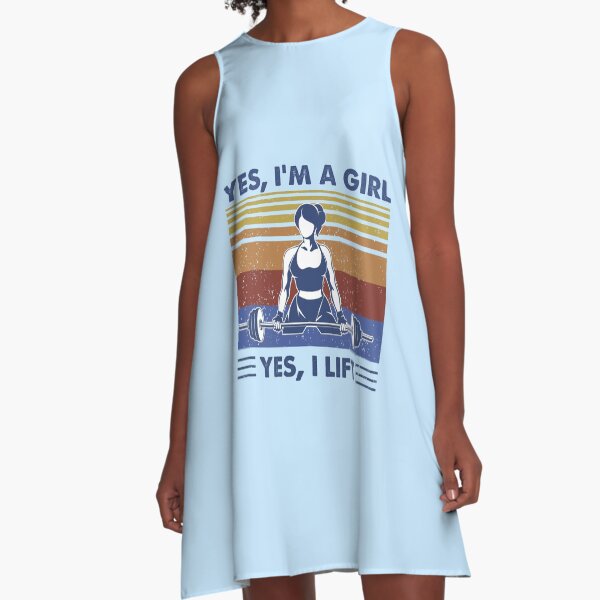 Item preview, Yes Im A Girl Yes I Lift Vintage Weight Lifting Girl, 98, Old Fashioned For, Trending designed and sold by GPFFODIO.