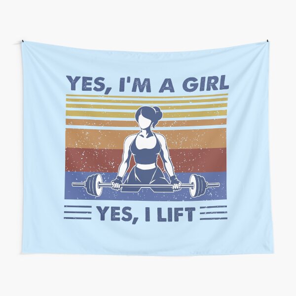 Item preview, Yes Im A Girl Yes I Lift Vintage Weight Lifting Girl, 98, Old Fashioned For, Trending designed and sold by GPFFODIO.
