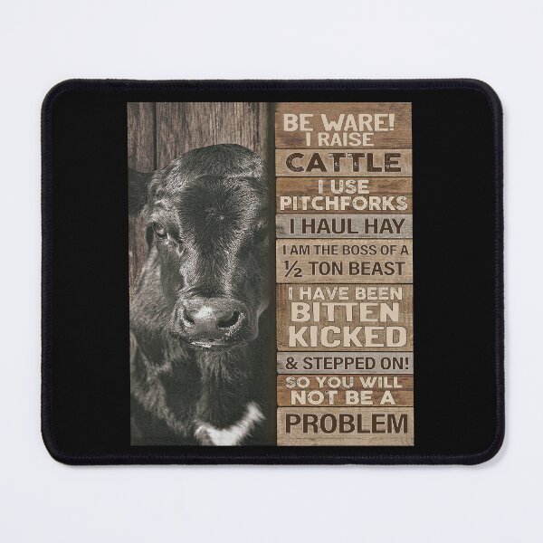 Item preview, Be Ware I Raise Cattle I Use Pitchforks I Haul Hay designed and sold by JakeGoodwin.