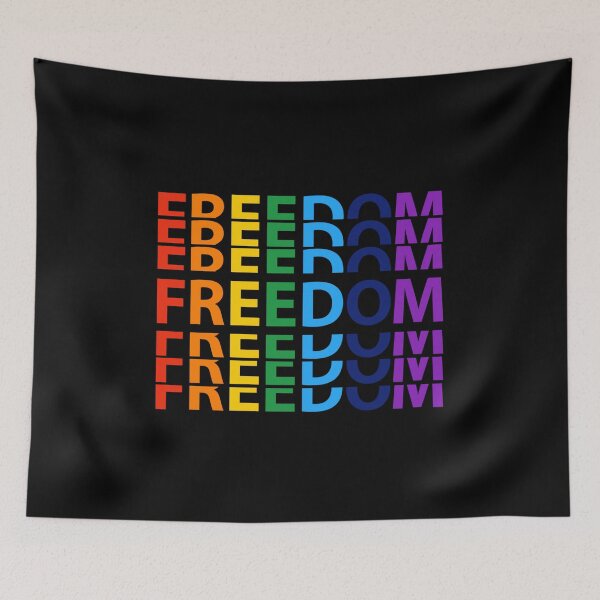 Item preview, Freedom. rainbow colors designed and sold by efenem.