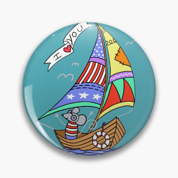 Item preview, Tougä the mouse and his sailboat designed and sold by PrismaM.