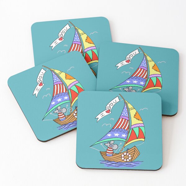 Item preview, Tougä the mouse and his sailboat designed and sold by PrismaM.