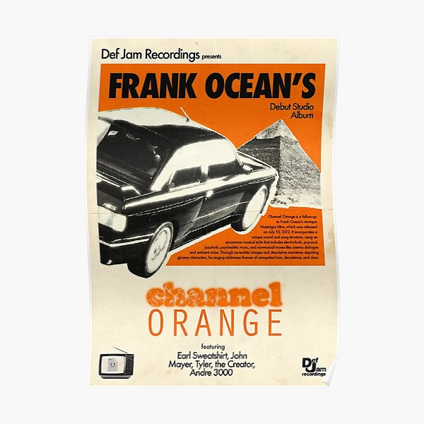 Channel orange car oceans Poster