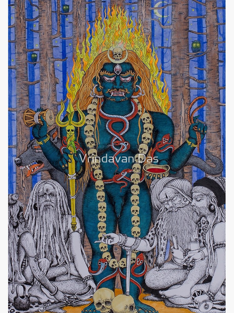 Coversation About Bhairava Poster For Sale By Vrindavandas Redbubble