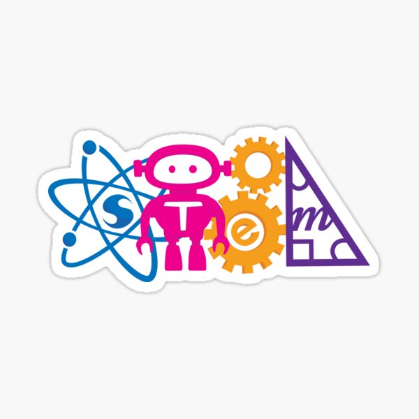 STEM! horizontal Sticker
