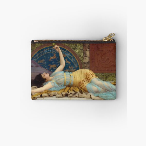 Item preview, The sweet idleness (Dolce Far Niente) by jw Godward "Girl with a beautiful transparent Summer pink Dress" John William Godward  designed and sold by TeeARTHY.