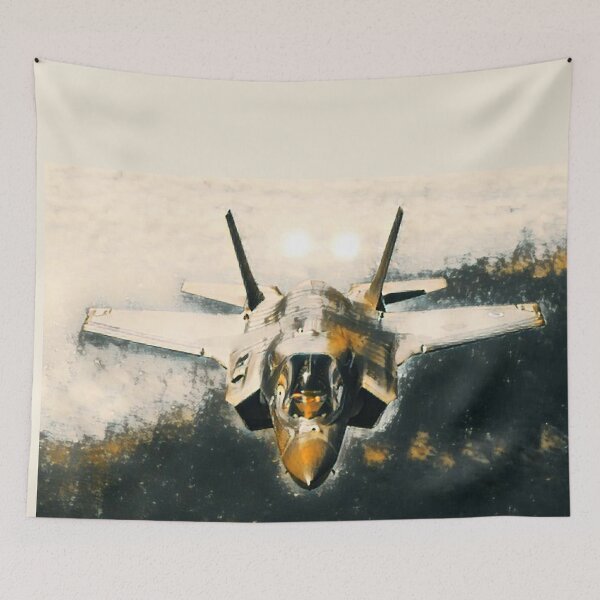 Item preview, F-22 Raptor Jet aircraft painting designed and sold by rocklegends99.