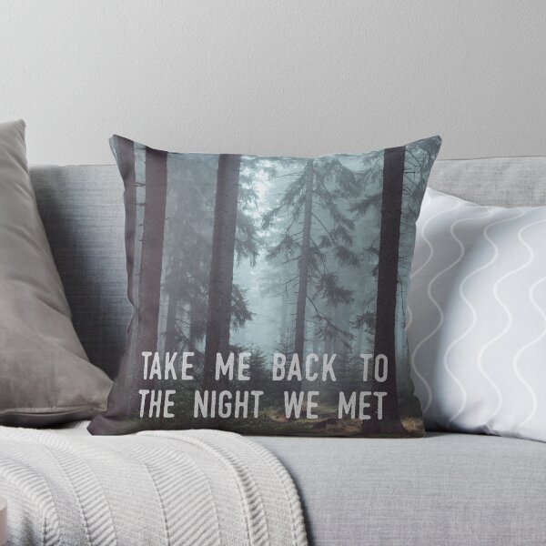 The Night We Met Throw Pillow
