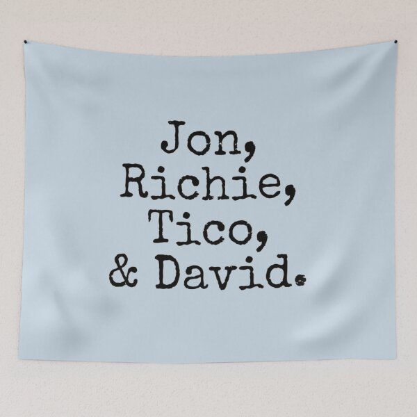 Item preview, Bon Jovi first names designed and sold by JoshGarsdner.
