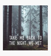 The Night We Met Photographic Print