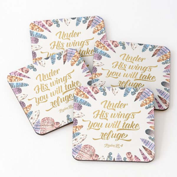 Item preview, Psalm 91:4 designed and sold by Paper Bee Gift Shop.