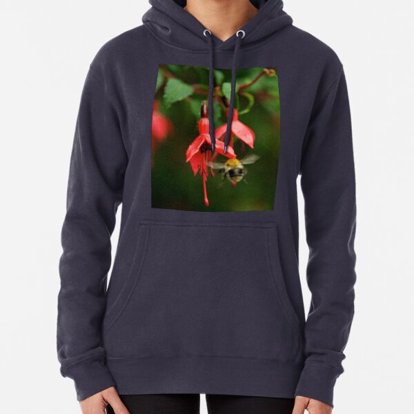 Fuchsia at Loch Na Fooey (wide) Pullover Hoodie