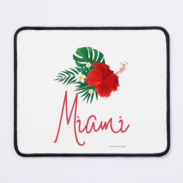 Item preview, Miami red hibiscus design designed and sold by PalomaHealing24.