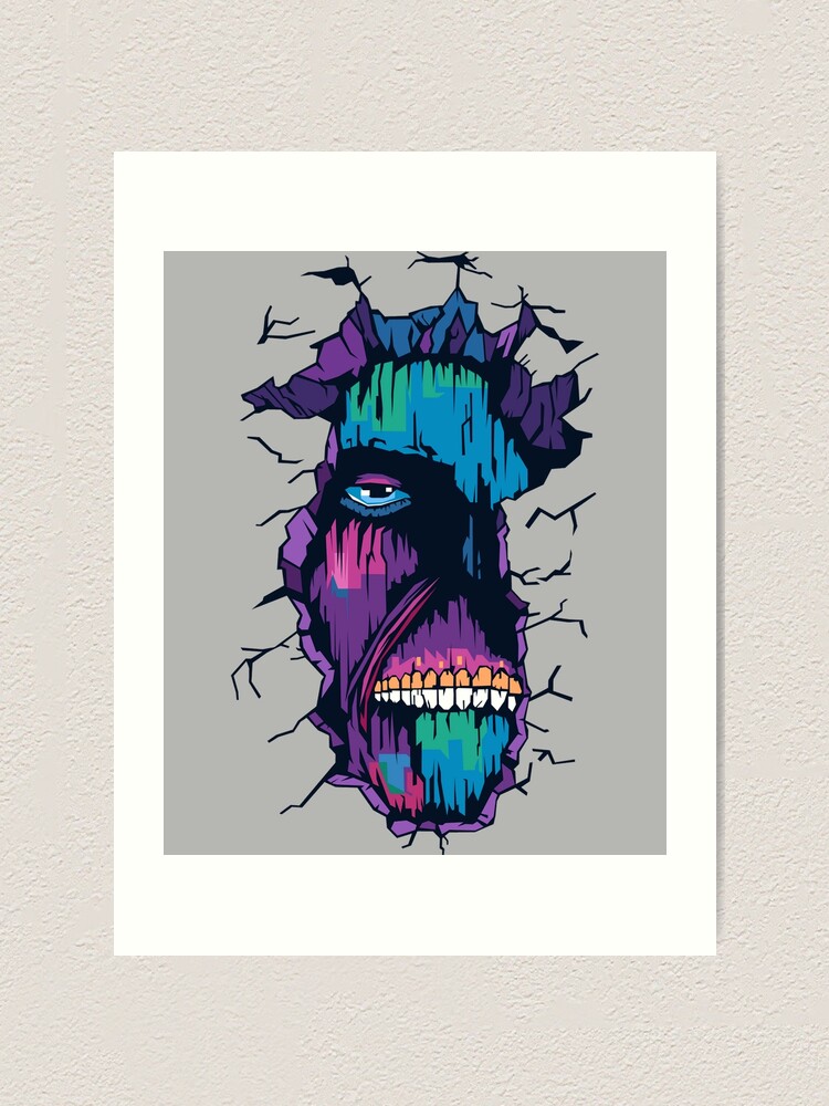 "Vintage Photograp wall titan in pop art" Art Print for Sale by LindaSteffen Redbubble