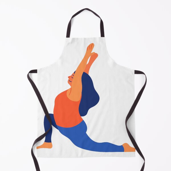 Item preview, Anjaneyasana - Crescent Lunge Yoga Pose designed and sold by antevasinart.