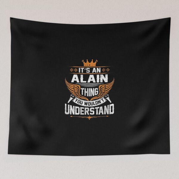 Item preview, Alain Name T Shirt - Alain Things Name Gift Item Tee designed and sold by aaronmaxi6.